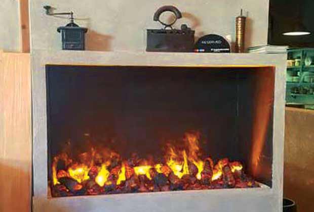 Električni vgradni kamin